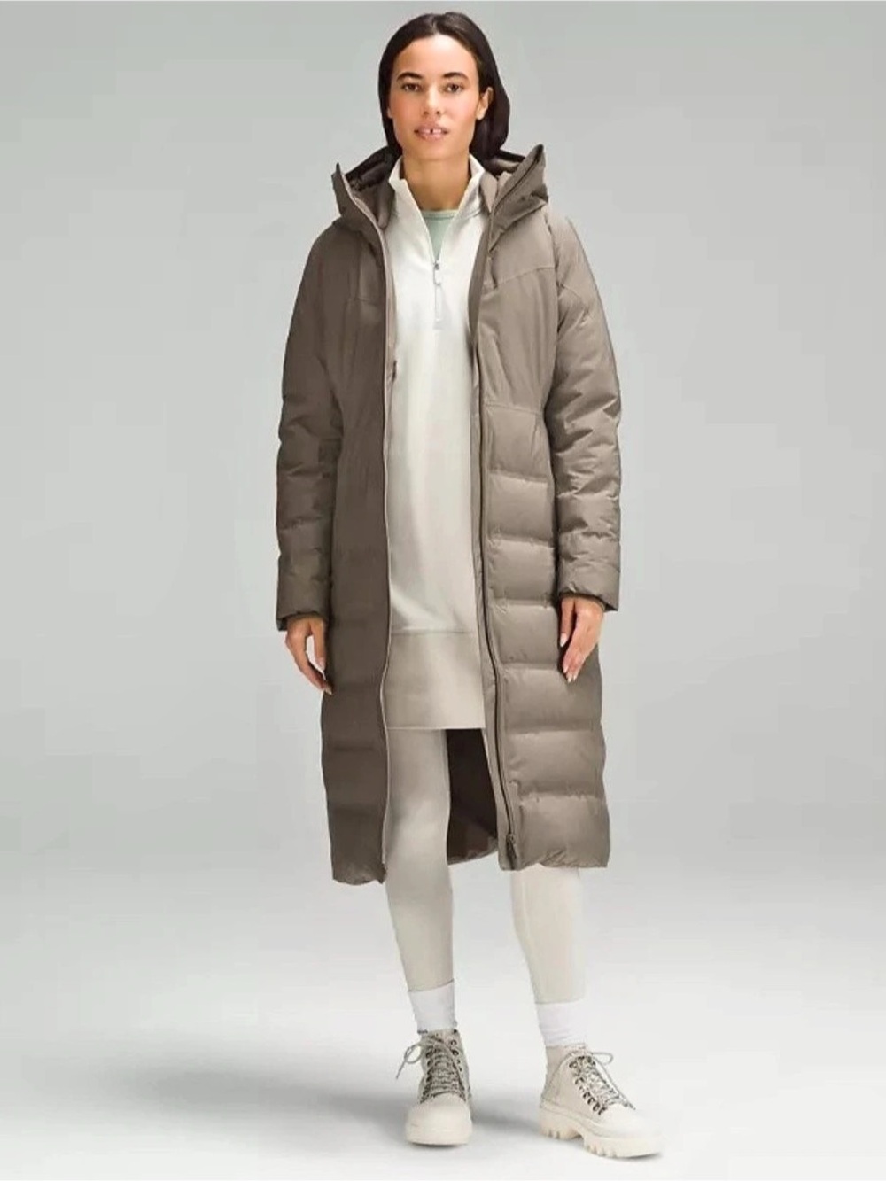NWT Lululemon StretchSeal Sleet Street Long Jacket NOMD - size 8